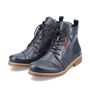 Rieker 73500-14 Ladies Navy Blue Boots 