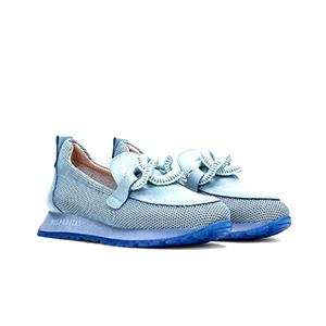 Hispanitas Kansas - Ladies Casual Powder Blue Loafers